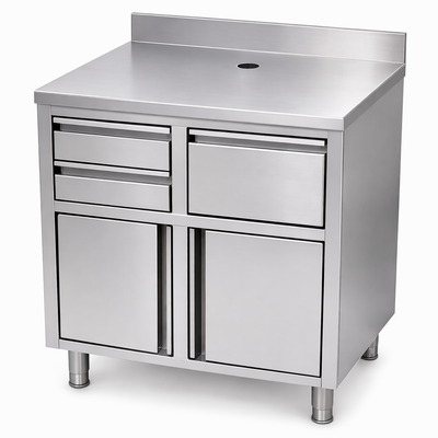 RUSTFRI KAFFEARBEJDSBORD 1000X600X1150