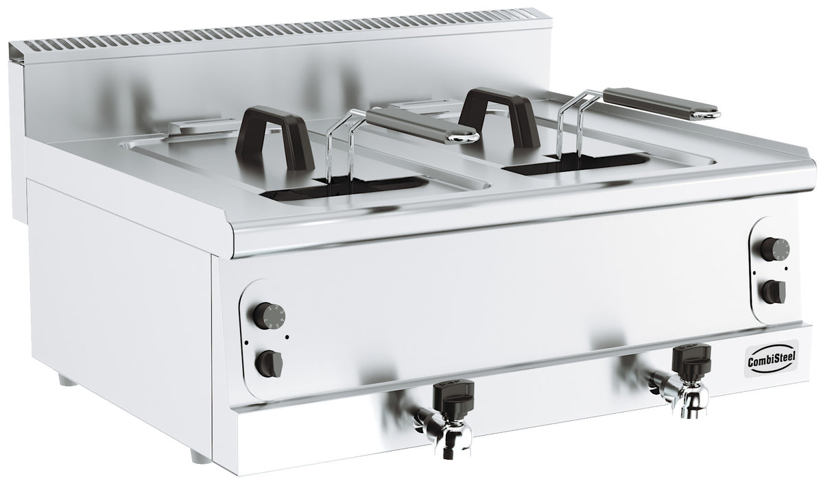 BASE 600 GAS FRYER 2X8L **ATTENTION, 800MM WIDTH**