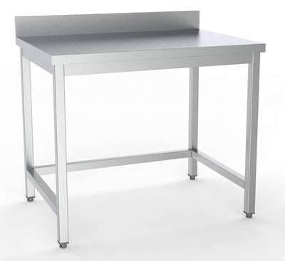 600 WORKTABLE OPEN FRAME UPSTAND FLAT PACKED 1000