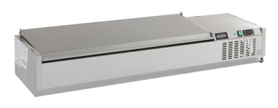 Køledisk top i rustfrit stål 1/3 GN x 6