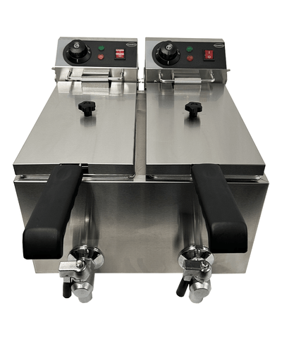 ELECTRIC COUNTER FRYER 2X4 L