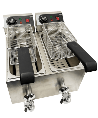 ELECTRIC COUNTER FRYER 2X4 L