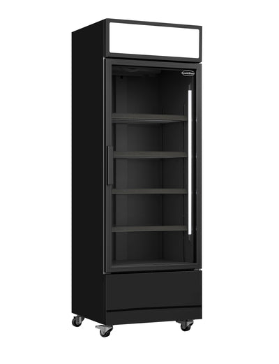 KØLESKAB GLASDØR FCU-370 BL