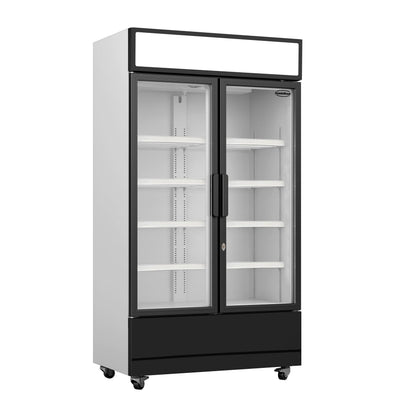 REFRIGERATOR 2 GLASS DOORS FCU-750