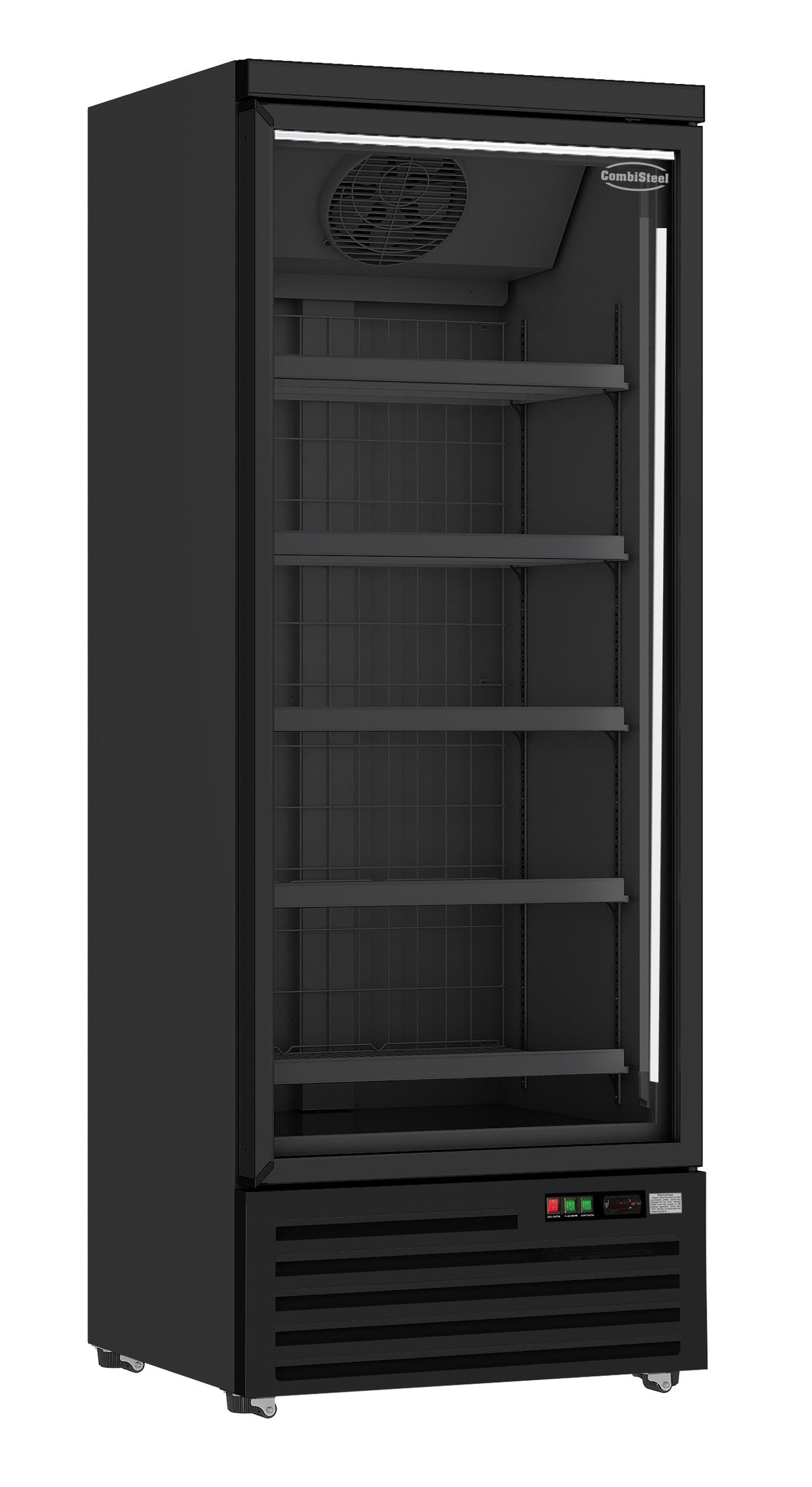 Fryser 1 glasdør sort JDE-600F BL
