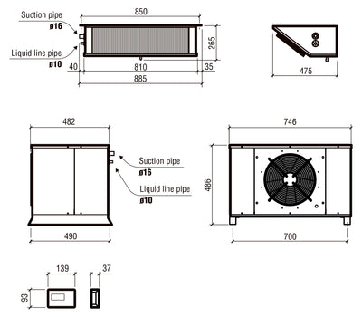 NEGATIVE SPLIT UNIT 3.05-8.74 M3