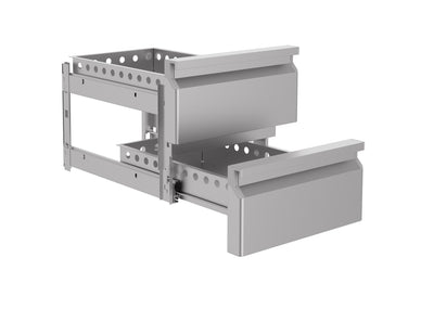 Skuffesæt 1/2 7489.5075 - 7489.5080 - 7489.5082 Combisteel giver ikke garanti på installationen af skuffesættet