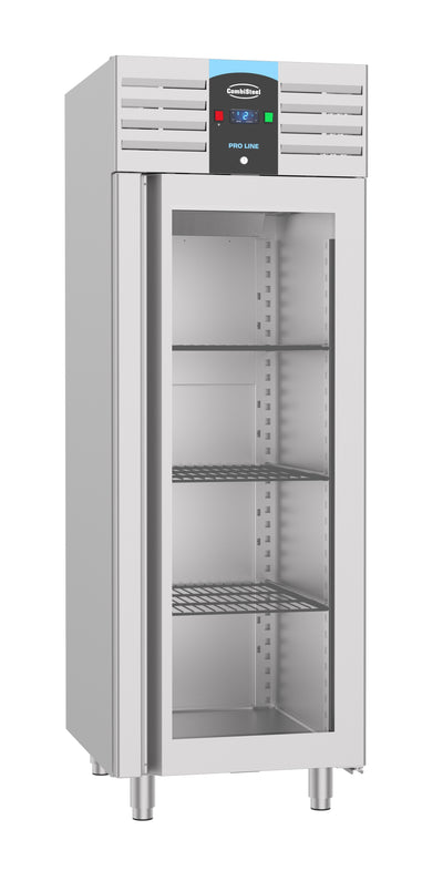 KØLESKAB SS GLASDØR MONO BLOCK 700 LTR