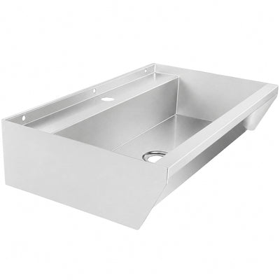WASH BASIN SS 1 TAP 600X360X135MM