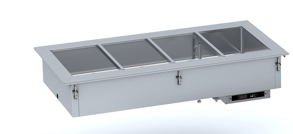 DROP-IN BAIN-MARIE UNIT 4/1 - AUTOMATIC WATER FILLING