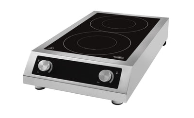 Bordplade induktionskogeplade 2 kogeplader, kun egnet til induktionsgryder