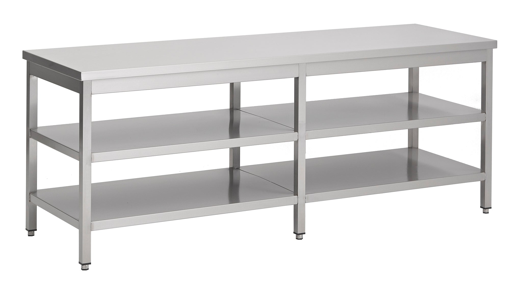 600 arbejdsbord 2 hylder 2200