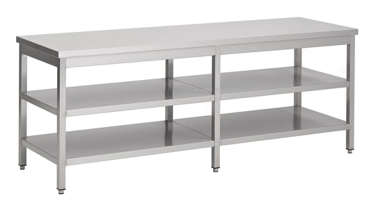 600 arbejdsbord 2 hylder 2200