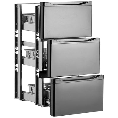KIT BLOC TIROIRS (1/3+1/3+1/3), 570x570x570 mm