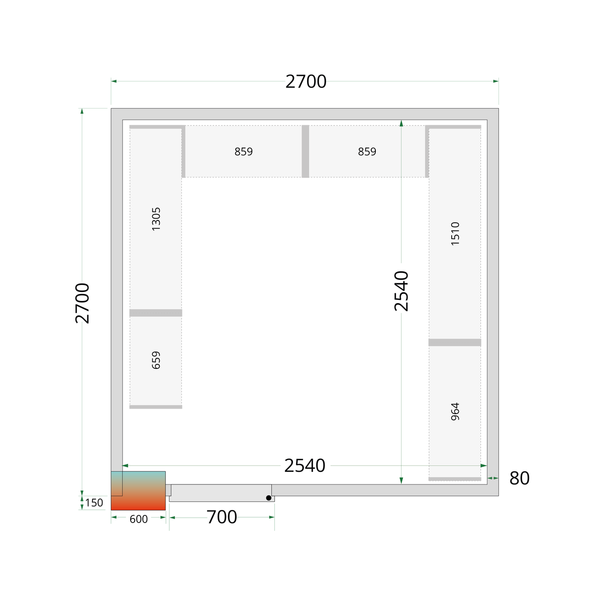 Shelf Rack System Kit (45726)