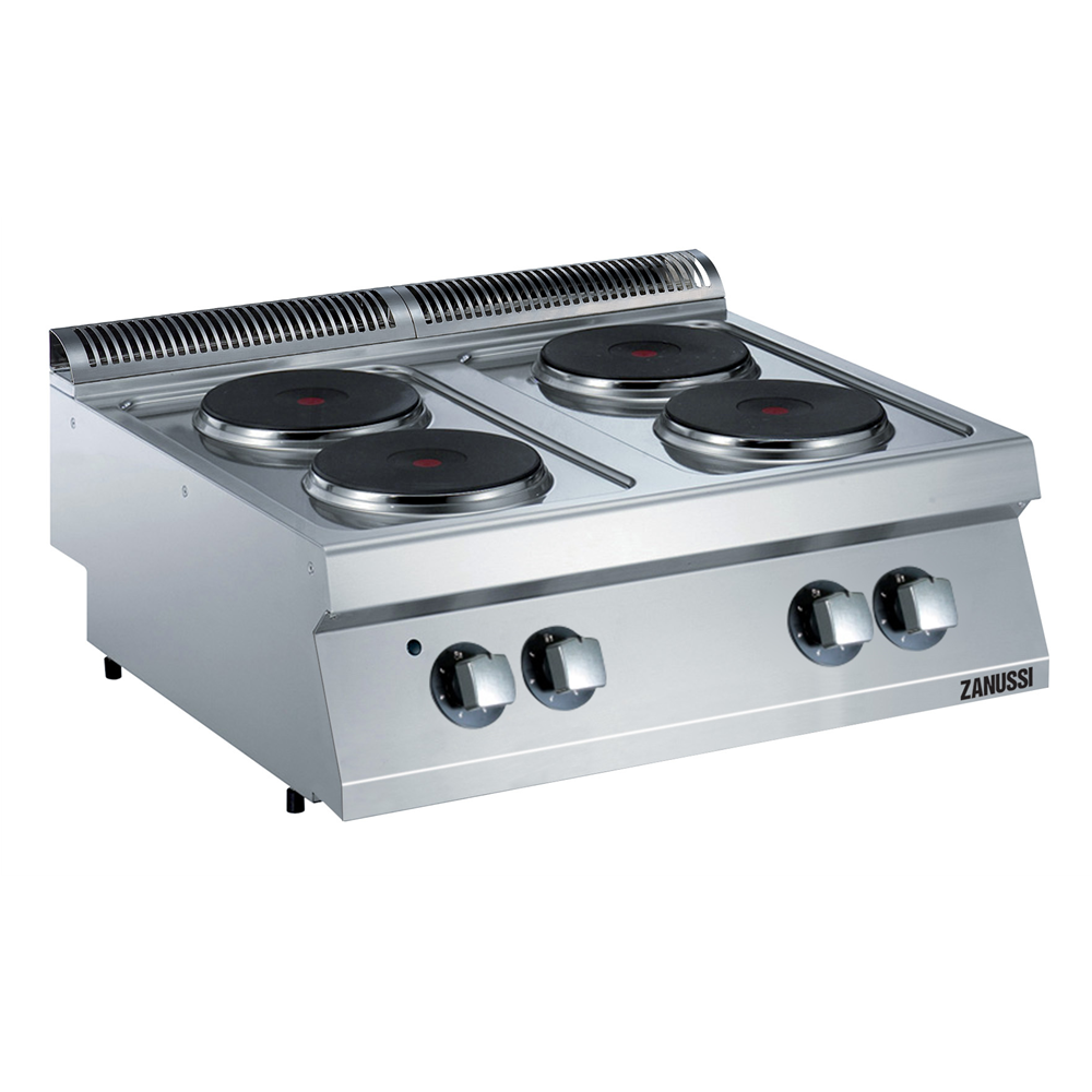 ZANUSSI KOGEPLADELINJE EVO700 4-VARMEPLADER ELEKTRISK KOGENDE TOPSERIE 372015