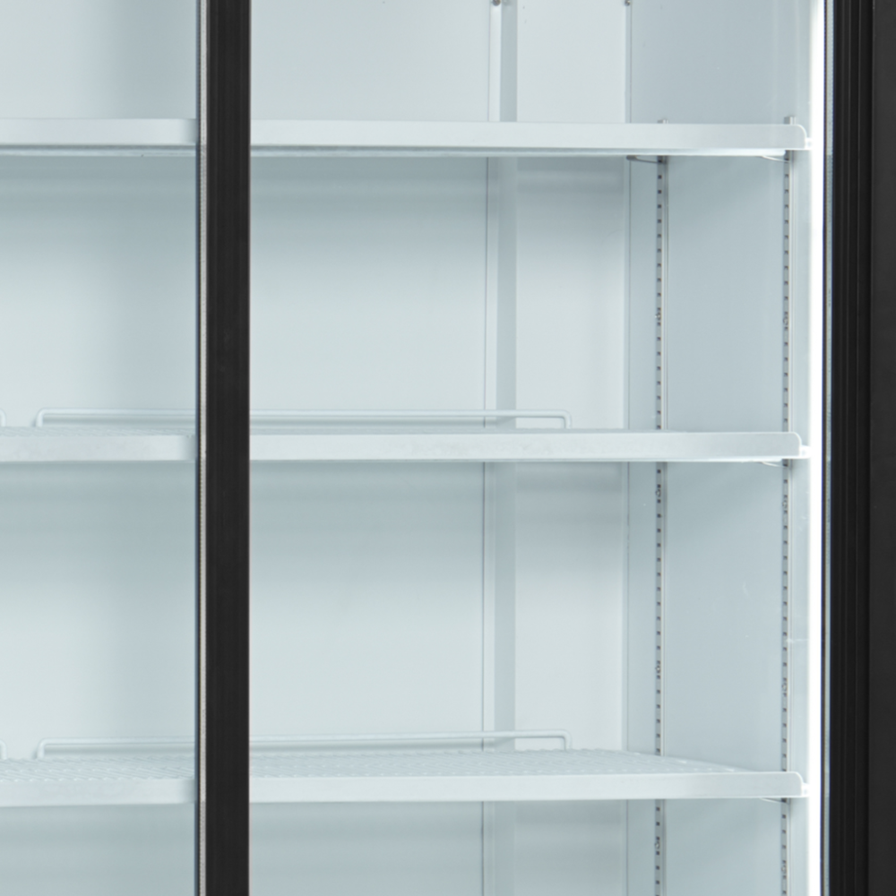 2-door display cooler with canopy FSC890S