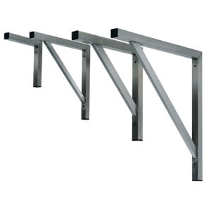 Stainless steel wall shelves and accessories