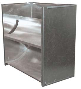 Vertical deflector hood