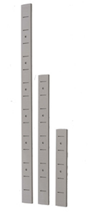Mounting strips for wall shelves
