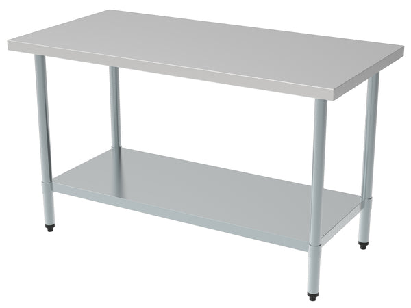 Worktables with bottom shelf