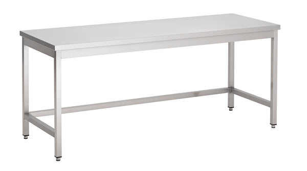 Worktables without shelf