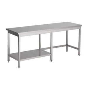 Worktables with ½ shelf