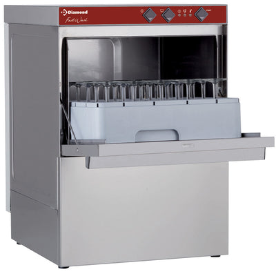 Glasopvasker og opvasker firkantet kurv 450x450 mm + drænpumpe