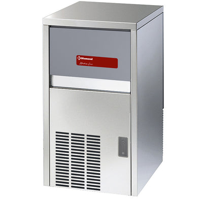 Hel isterningemaskine 29 kg, med opbevaring - VAND