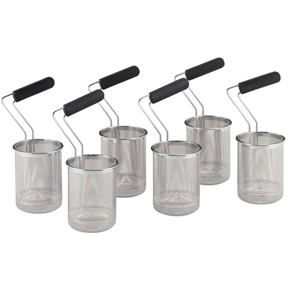 Sæt med 6 kurve 40 Lt (6x Ø 135 mm) til pastakoger