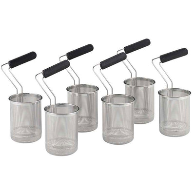 Sæt med 6 kurve 40 Lt (6x Ø 135 mm) til pastakoger