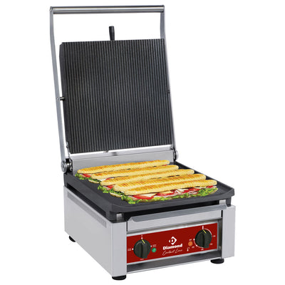 HIGH OUTPUT contact-grill, enamelled plates