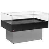Panoramisk selvbetjenings køledisk - GRÅ/SORT