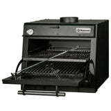 Charcoal oven-BBQ, GN 1/1 (60 Kg/h)/Black