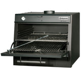 Charcoal oven-BBQ, GN 1/1 + GN2/4 (75 Kg/h)/Black