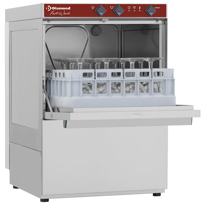Glass-washer, squared basket 350x350 mm