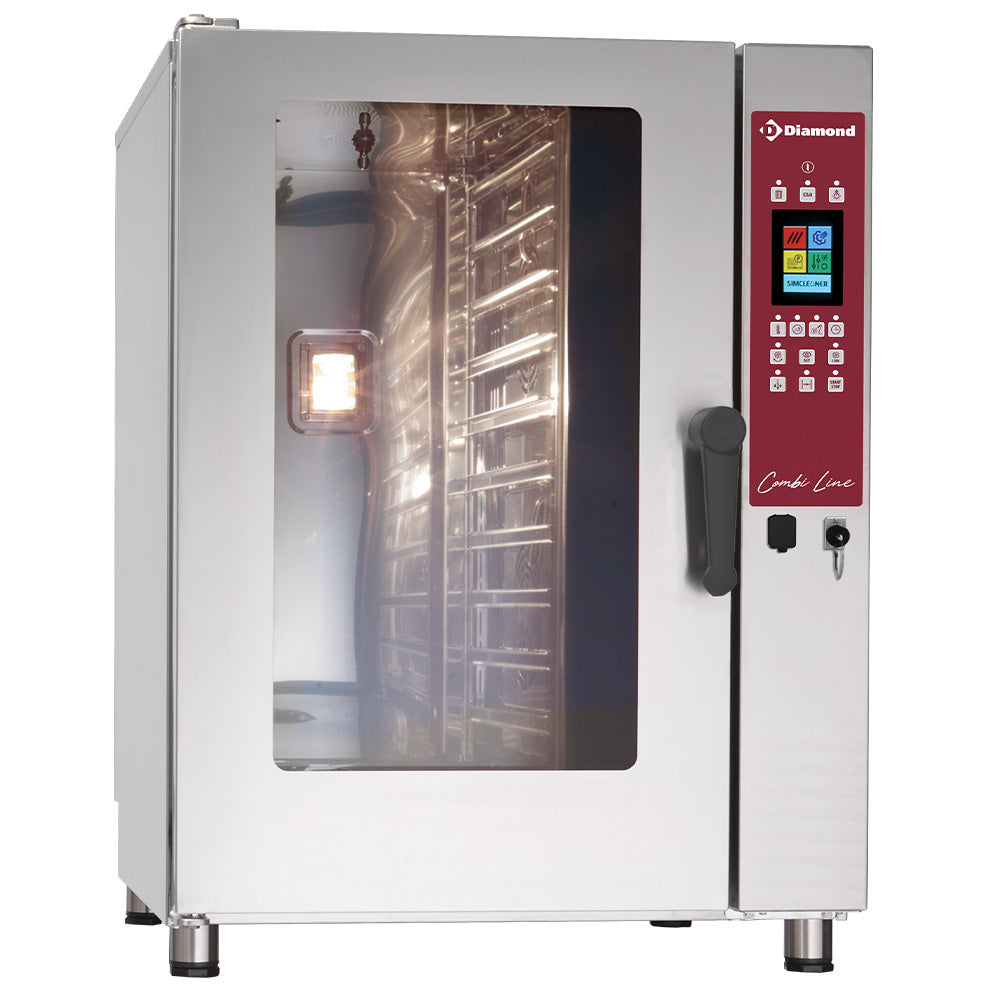 Elektrisk ovn TOUCH SCREEN damp/konvektion, 10x GN 1/1 - SELVRENSENDE