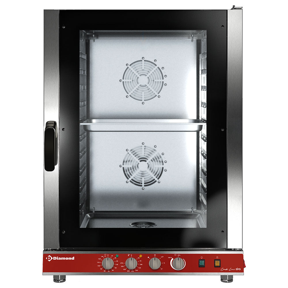 Electric oven steam/convection, 10x GN 1/1 mechanical, 780x910x1090 mm