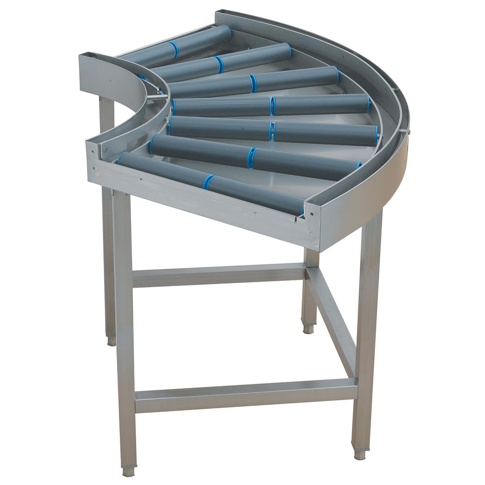 Curved roller conveyor 90°