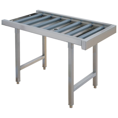 Roller conveyor (PVC rollers), 1645x630x875 mm