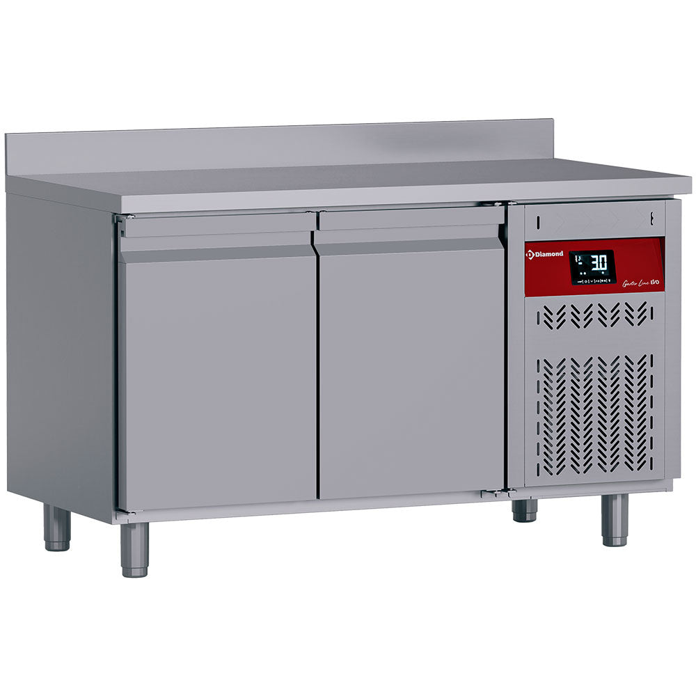 Vægmonteret ventileret køletabel, 2 døre GN 1/1, 260 liter