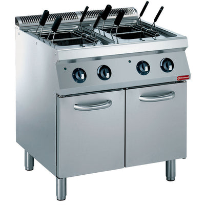 Electric pasta cooker, 2x 24,5 liters, on board (without baskets)
