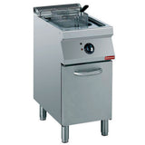 Electric fryer basin in 