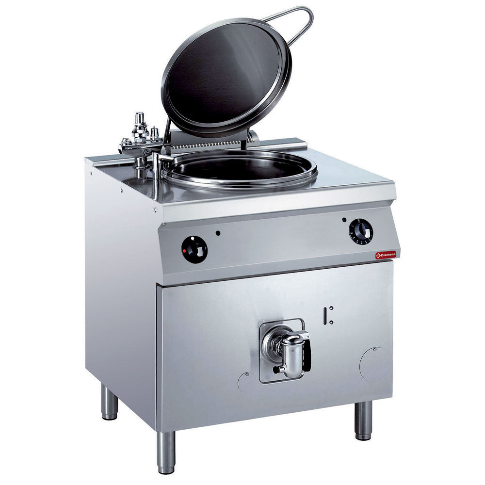 Electric rounded kettle, 60 liters, indirect heating
