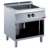 Multi-function electric fryer-cooker tank
