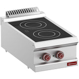 Electric vitro ceramic cooker 2 hobs -Top-
