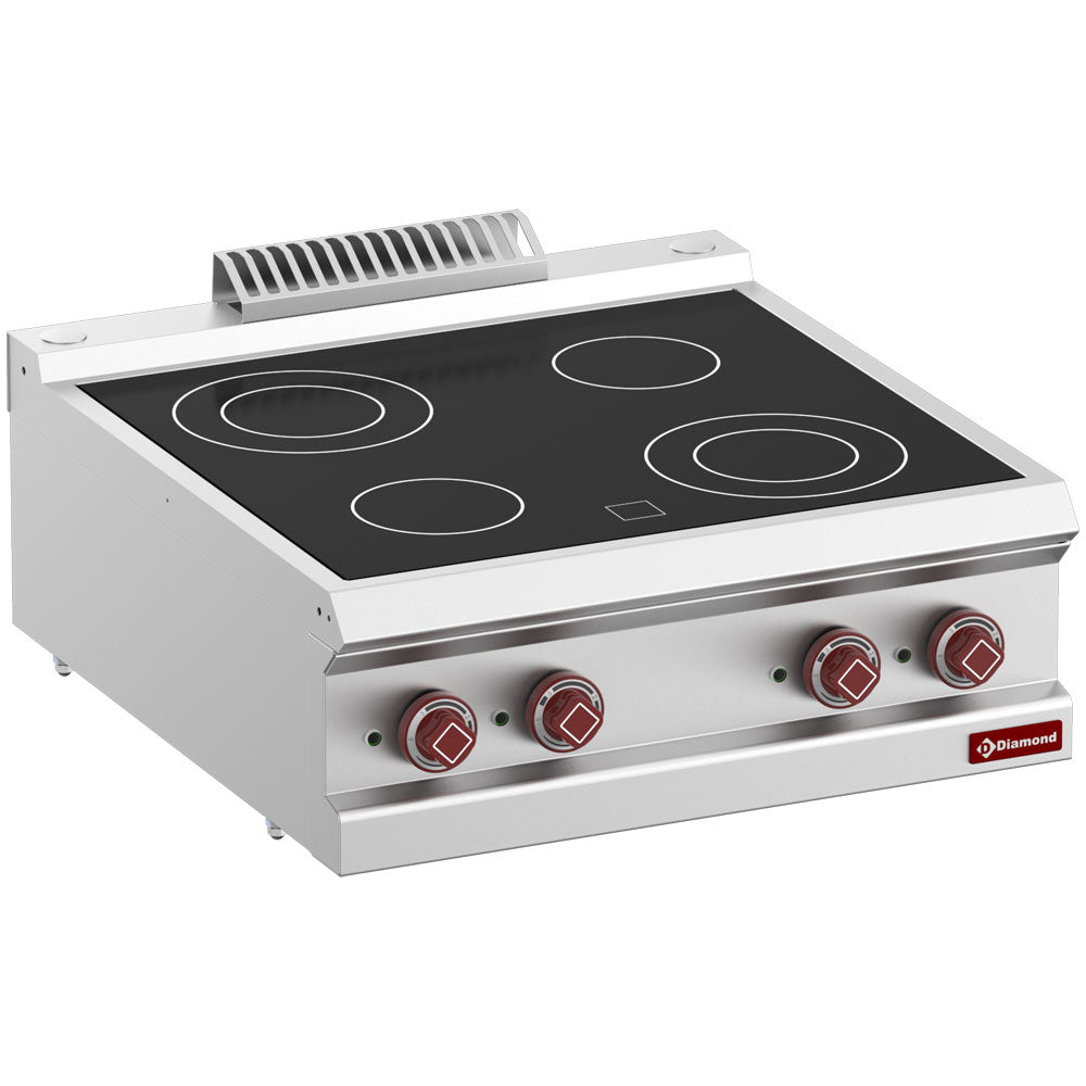 Electric vitro ceramic cooker 4 hobs -Top-