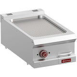 Electric fry top ribbed, module 1/2  -Top-