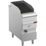 Elektrisk dampgrill, modul 1/2, rist i støbejern 
