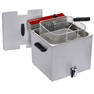 Elektrisk bordfriture 12 liter + vandhane
